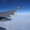 Blick aus dem Flugzeug